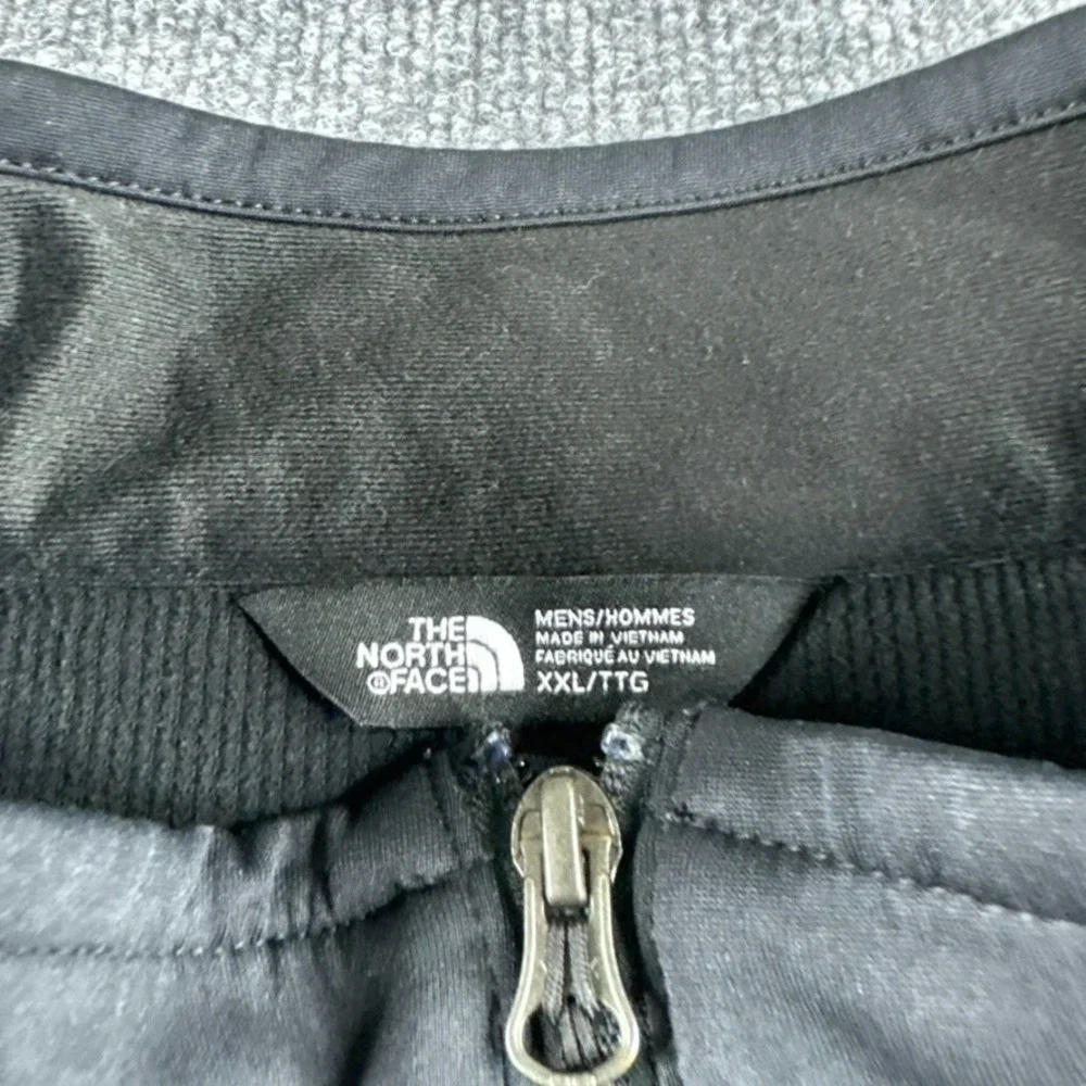 The North Face WindWall Jacket Mens XXL Black Soft Shell Full Zip Fleece Lined